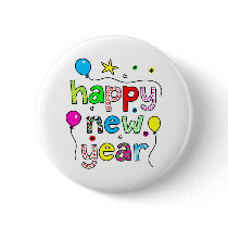 Happy New Year buttons by prawny Happy New Year buttons