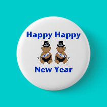 Happy New Year buttons