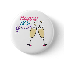 Happy New Year Button