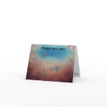 Happy new year greeting card