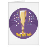 Happy New Year Champagne Card