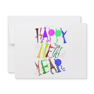 Happy New Year Color Card