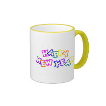 Happy New Year Color Mugs