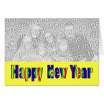 Happy New Year  colorful cards