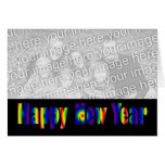 Happy New Year  colorful cards