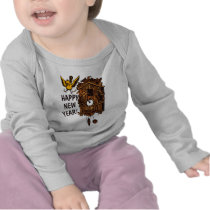 Happy New Year CooCoo t-shirts by BrandyHouse Happy New Year CooCoo t-shirts