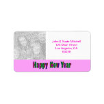 Happy New Year labels