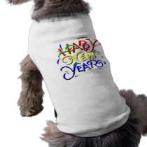 Happy New Year Dog Clothing