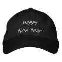 Happy New Year Embroidered Cap - Customized embroidered hats by mikek92349 Happy New Year Embroidered Cap - Customized embroidered hats