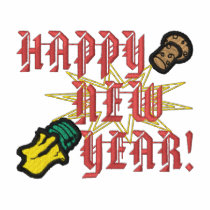 Happy New Year embroidered shirts