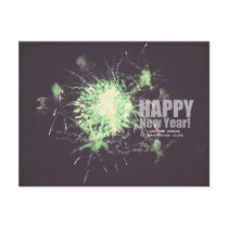 Happy New Year (firework) Postcards