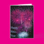 Happy New Year Fireworks Card