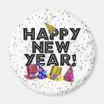 HAPPY NEW YEAR! FRIDGE MAGNET