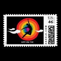Happy New Year (Gay, Lesbian) postage