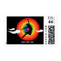 Happy New Year (Gay, Lesbian) postage by soloboy00 Happy New Year (Gay, Lesbian) postage