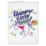 Happy New Year Greeting Card