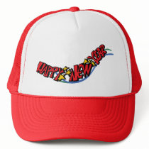 Happy new year - mesh hat