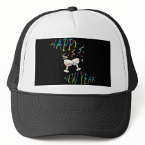 HAPPY NEW YEAR MESH HATS