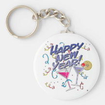Happy New Year Key Chain
