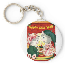 Happy New Year Key Chains