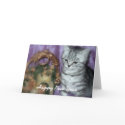 Happy New Year kitten card