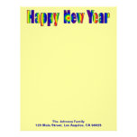 Happy New Year letterhead