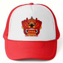 Happy New Year Lion Dance Hat
