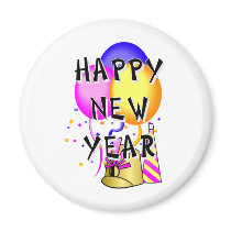 Happy New Year! magnets