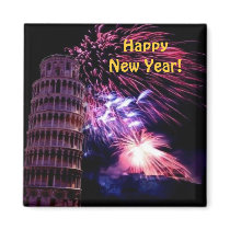 Happy New Year Magnet by elena_indolfi Happy New Year Magnet
