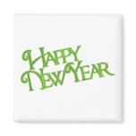 Happy New Year Refrigerator Magnets