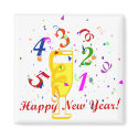 happy new year magnet