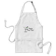 Happy New Year Martini Aprons