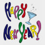 Happy New Year Martini Glass t-shirts by naturetees Happy New Year Martini Glass t-shirts