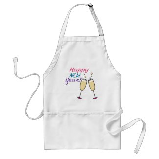 Happy New Year Merchandise apron