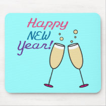 Happy New Year Mousepad