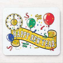 Happy New Year Mousepad