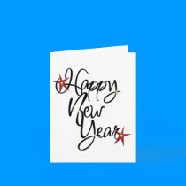 Happy New Year Note Card