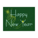 HAPPY NEW YEAR OLIVE by SHARON SHARPE postcards by sharonsharpe HAPPY NEW YEAR OLIVE by SHARON SHARPE postcards