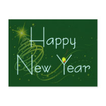 HAPPY NEW YEAR  OLIVE by SHARON SHARPE postcards