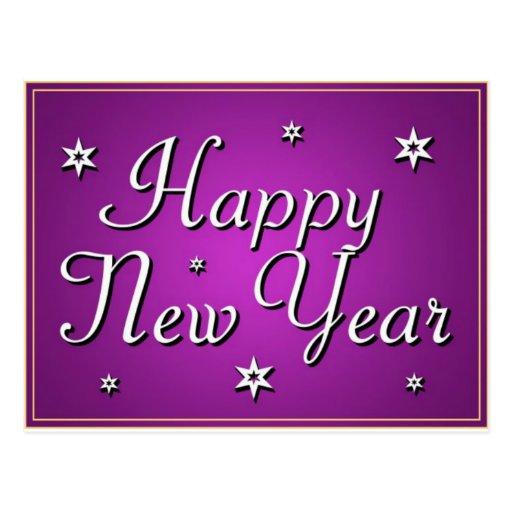Happy new year ecards, happy new year postcards, 2019 new year greetings Happy New Year Postcard | Zazzle