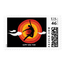 Happy New Year postage by soloboy00 Happy New Year postage