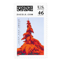 Happy New Year postage by REDINARD Happy New Year postage