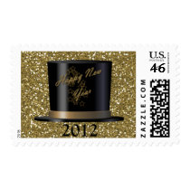 Happy New Year postage