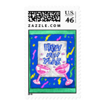 Happy New Year Postage! postage