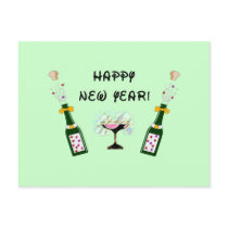 Happy New Year Post Card