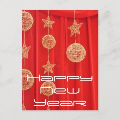 Happy New Year postcards