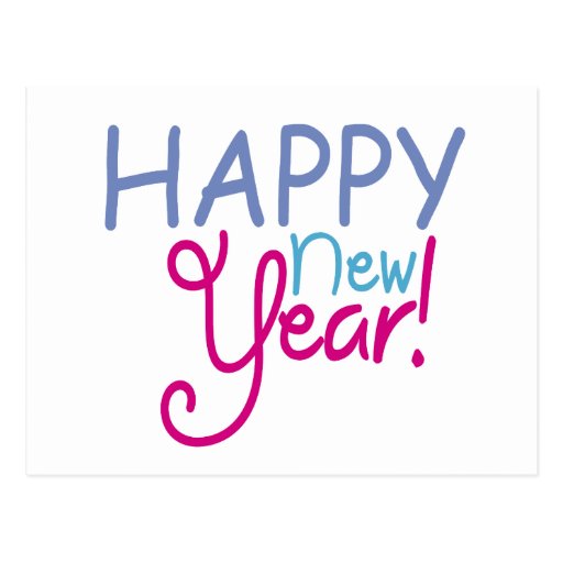 Happy New Year Postcard