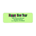 Happy New Year labels