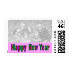 Happy New Year stamps