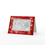 Happy New Year Stars (photo frame) Cards